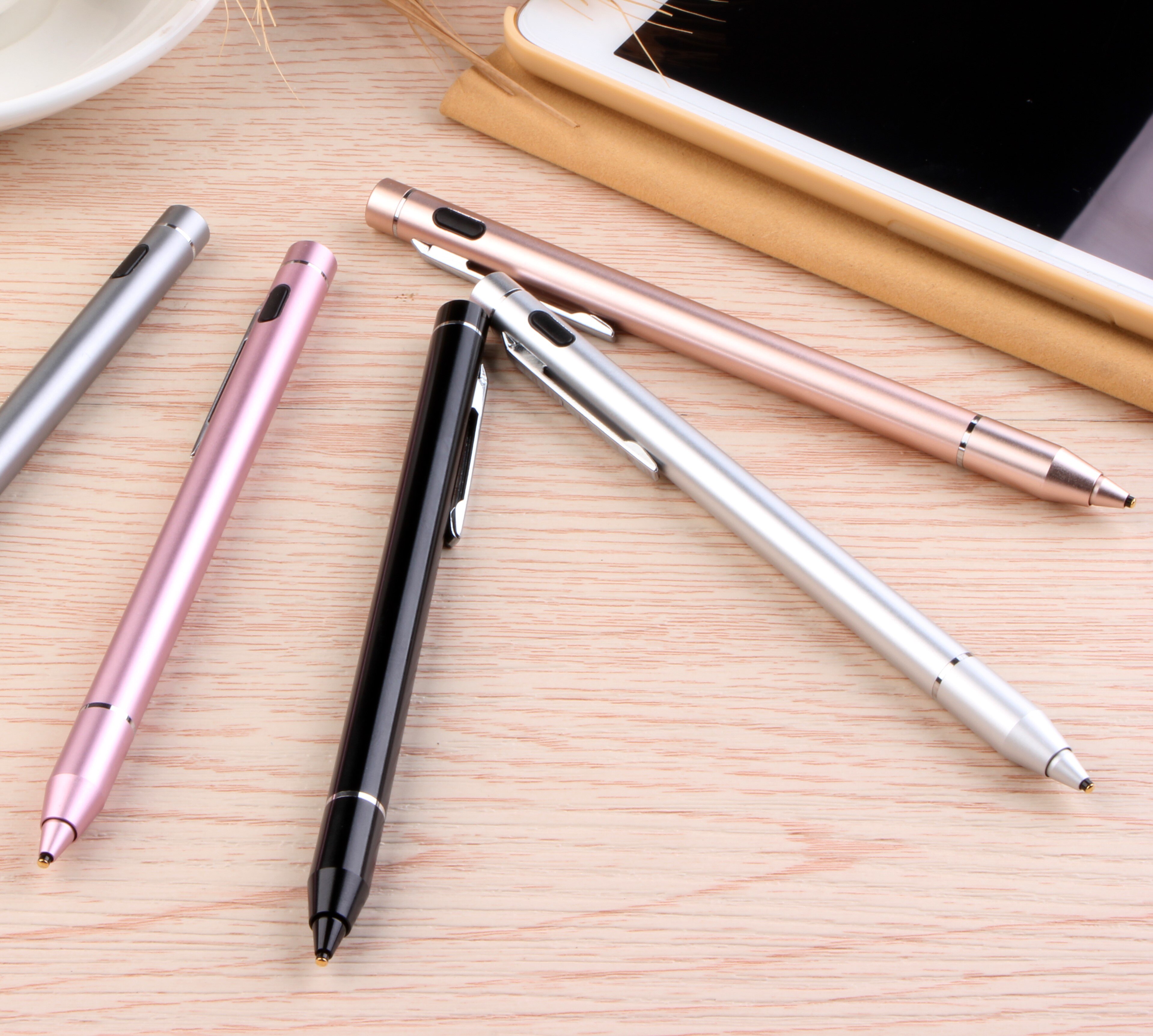 Touch-Screen Stylus-Pen Tablet Capacitieve Smart-telefoon Automatische uitschakeling capaciteit stylus pen met licht