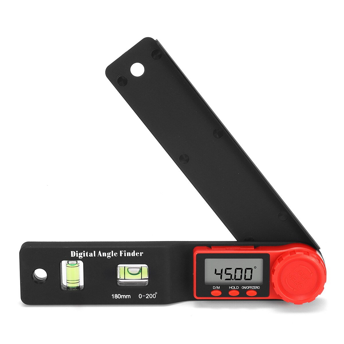 Electronic Goniometer Protractor Digital Meter Inclinometer Digital Angle Ruler Angle Finder Measuring Tool: Green