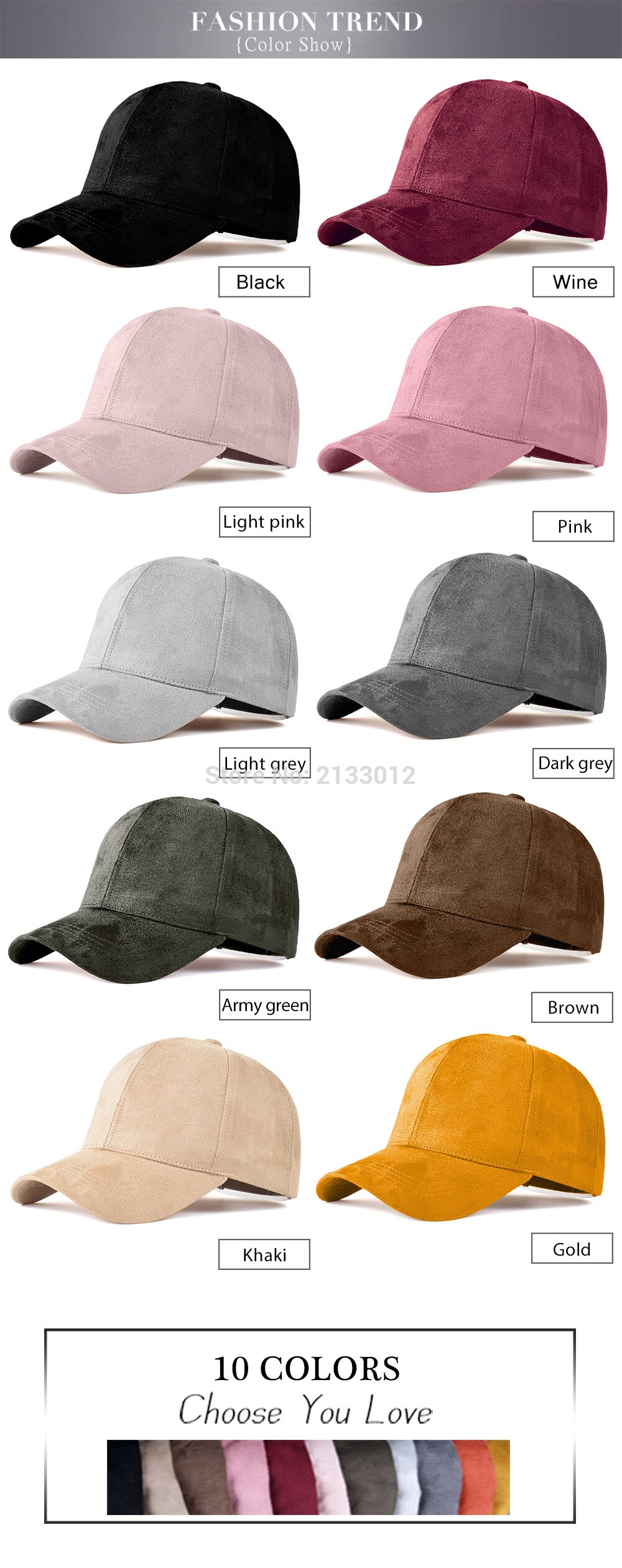 Brand Baseball Cap Women Cap Street Hip Hop Caps Suede Hats for Ladies Black Grey Baseball Cap