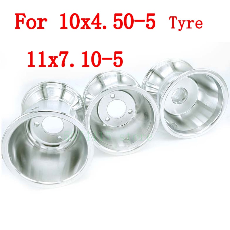 GO KART wheel front 10X4.50-5 rear 11X7.10-5 Inch Aluminum Alloy Wheel Rim Hub wheel hub rim KARTING ATV UTV Buggy