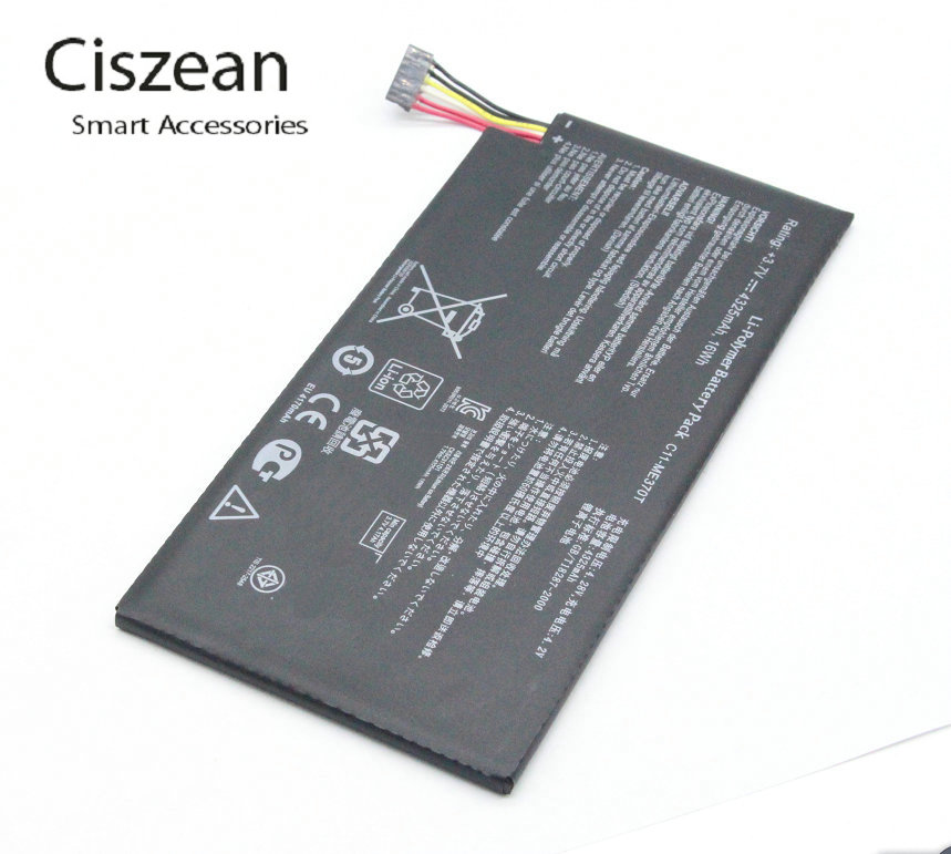 1x 4325mAh / 16Wh C11-ME370T / C11 ME370T +3.7V Replacement Li-Polymer Battery For ASUS Google nexus7 nexus 7 1 Generation