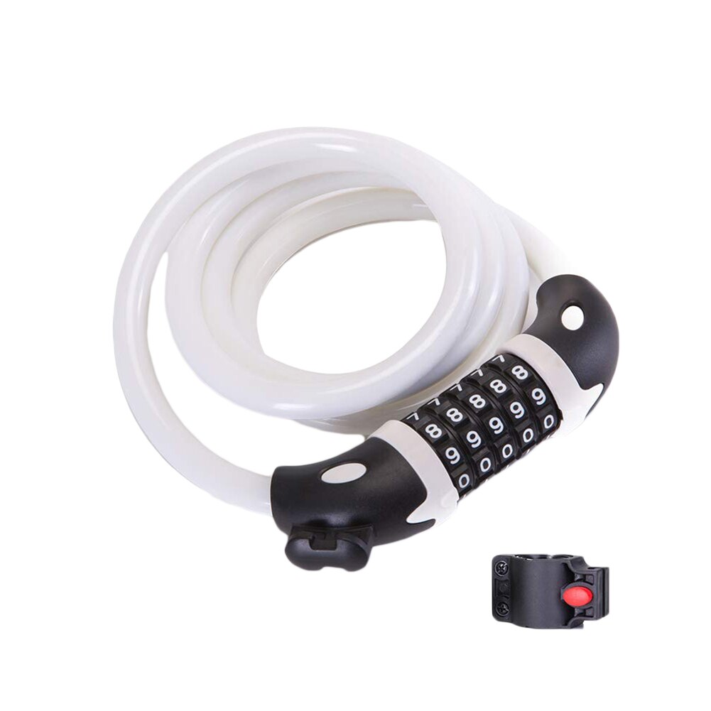 High Security Anti-Diefstal 5 Cijfercombinatie Staaldraad Bike Motor Code Lock Motorcycle Accessoires Exterieur Gespaard Onderdelen