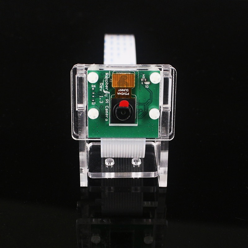 Raspberry Pi 4 5MP Camera Holder Acrylic Support Transparent Bracket Case Box for V2 Official Camera ( not include Camera)