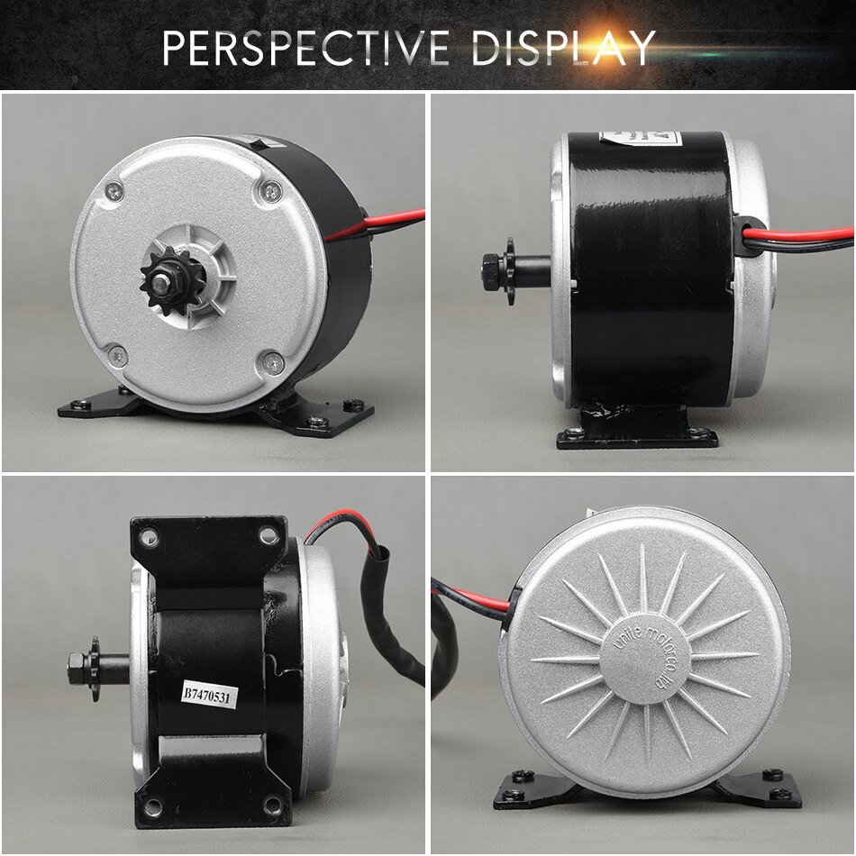 24V 250W DC Brushed Motor High-Speed For Electric Escooter Ebike Brushed Motor Ebike Motor Tricycle Accessories MY1016