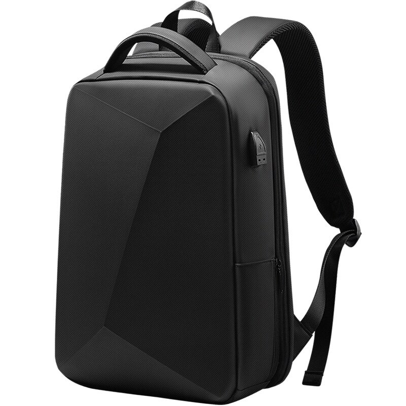 Mochila masculina com trava antifurto para laptop, mochila de 15.6 polegadas com fechamento usb para carregar laptop, bolsa para viagem de alta qualidade, mochila masculina de negócios
