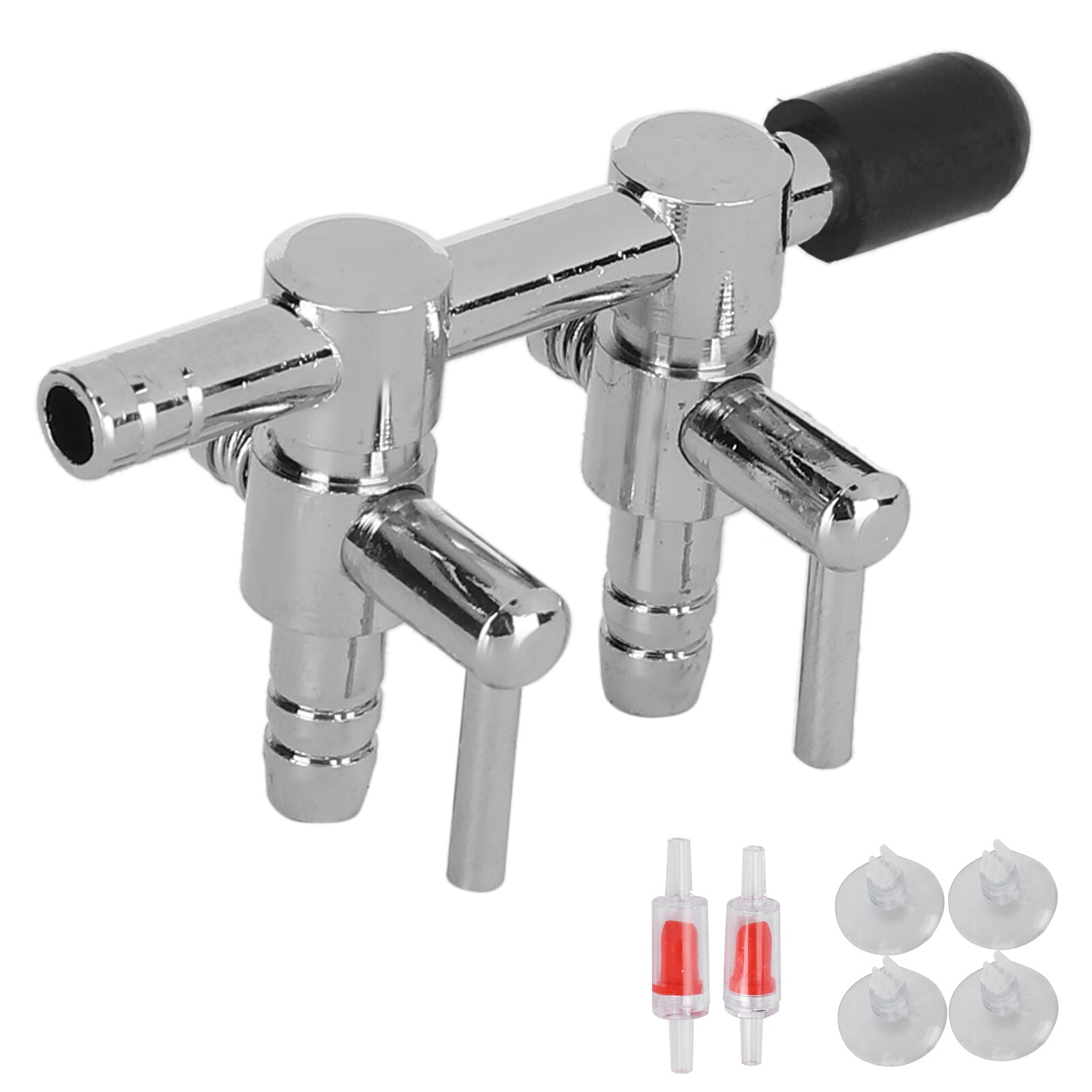 Fish Tank Pond Aquarium Check Valve Fish Tank Oxygen Tube Suction Cups Set Aquarium Accessories Fish Tank Pond Fish Suppies