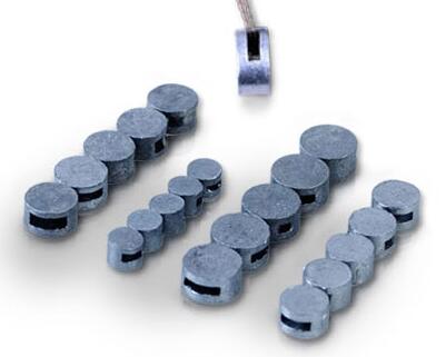 Sellos de seguridad sellados de plomo para prepago, 6x4, 8x5, 9x5, 10x5, 12x5, 15 unidades