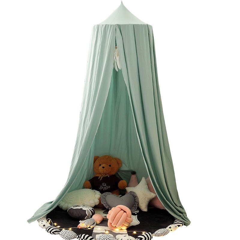 Baby Crib Bed Canopy Gordijn Hung Dome Baby Girl Room Decor Klamboe Kids Bed Luifel Tent