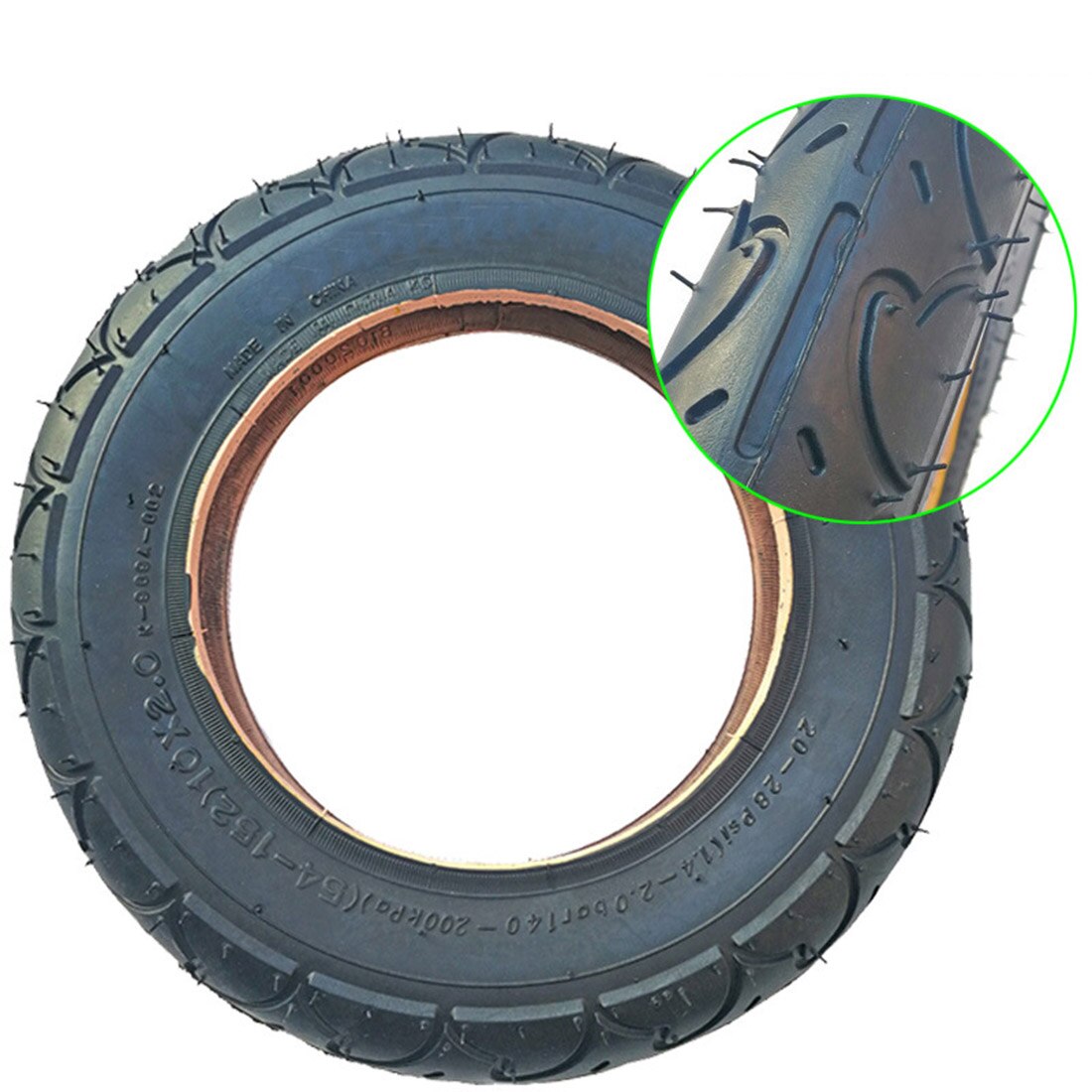 Druk Band 20-28PSI Zwart Component Onderhoud 10-Inch Onderdelen Scooter