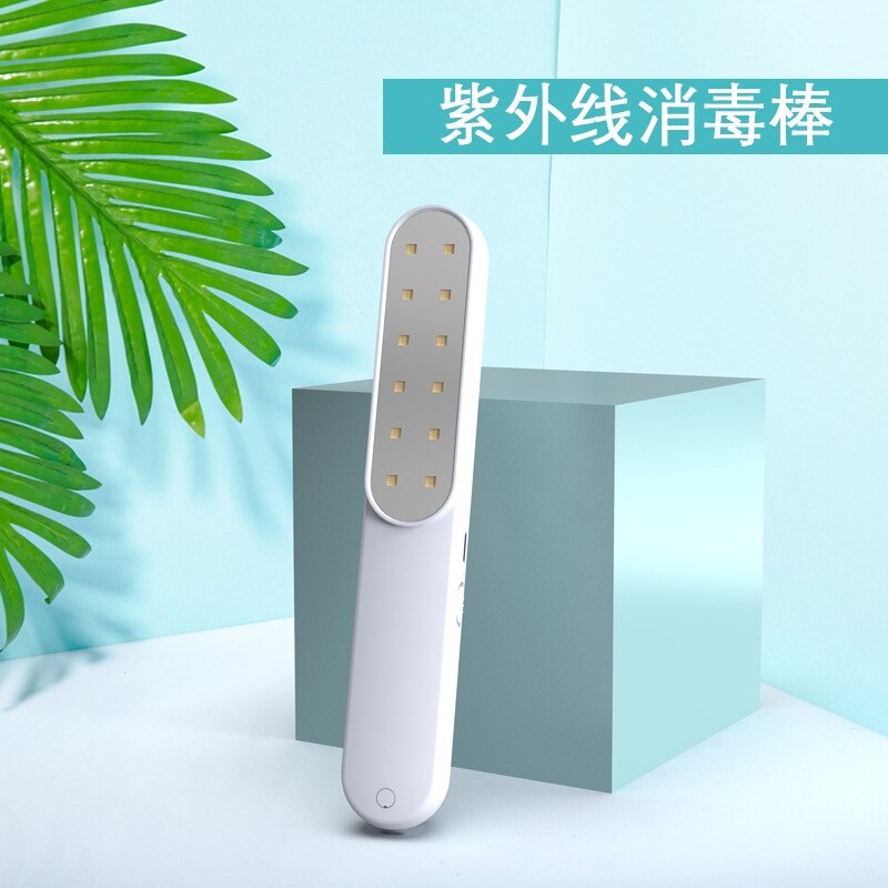 Kannettava uv-sterilointilaite uvc-desinfiointivalo kotiin kädessä pidettävä usb-germisidilamppu kenkäkaappiin lemmikkien matoille alusvaatteet desinfiointi l