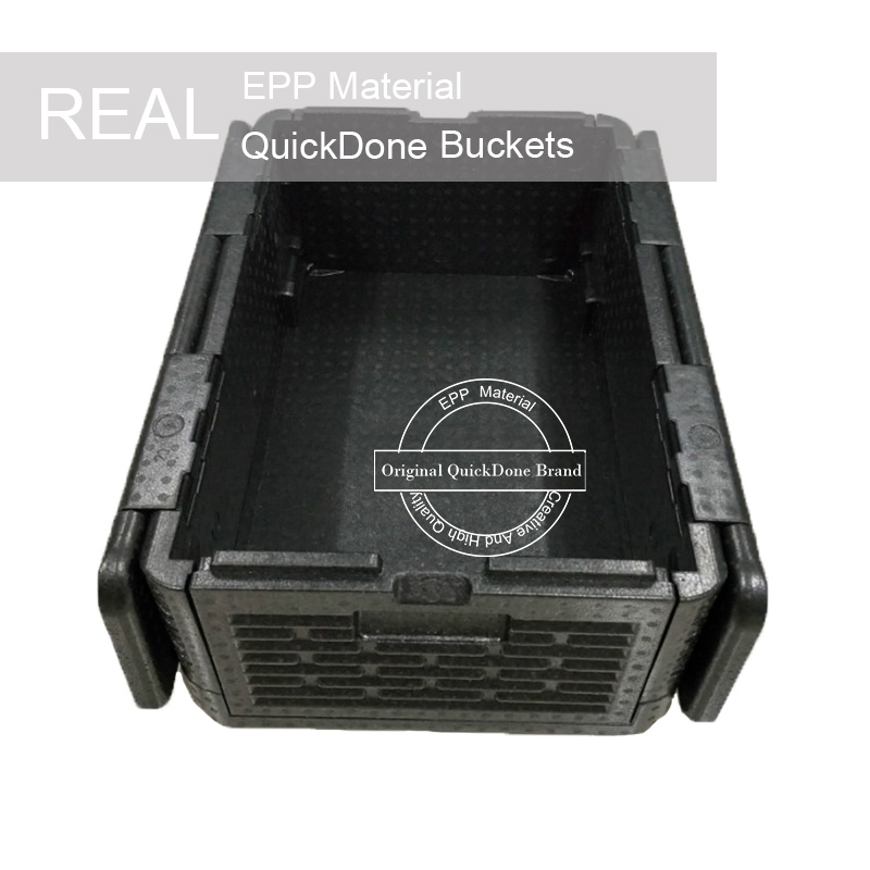 QuickDone 60 Cans Chill Chest Cooler Collapsible Portable Outdoor Thermos Cool Box Insulated Waterproof Storage Boxes AKC6219