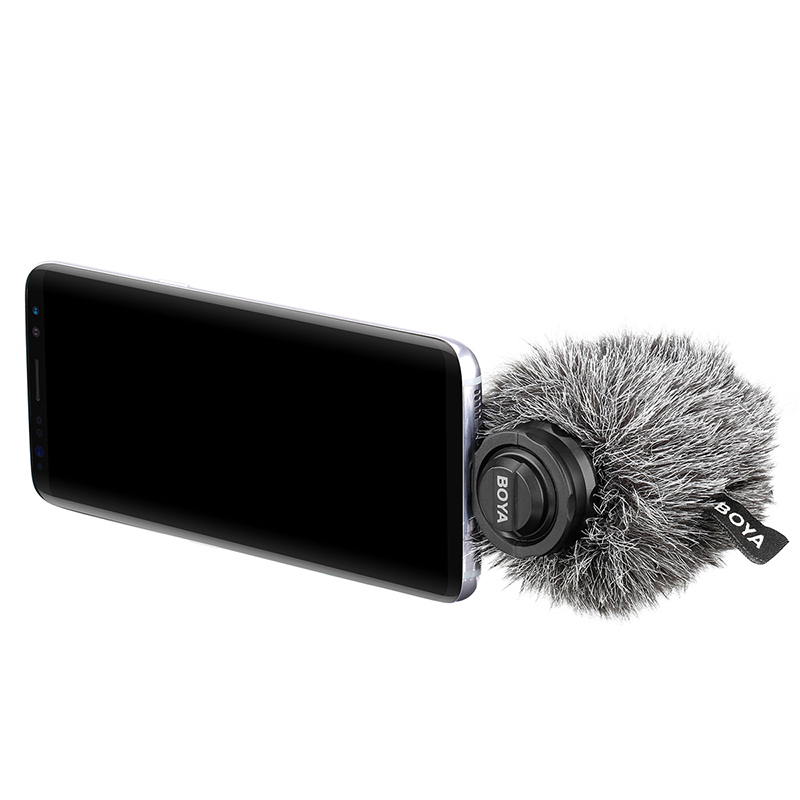 BOYA-Micrófono estéreo Digital BY-DM100, micrófono condensador para teléfono Android con puerto tipo-c para grabación y entrevista en vivo