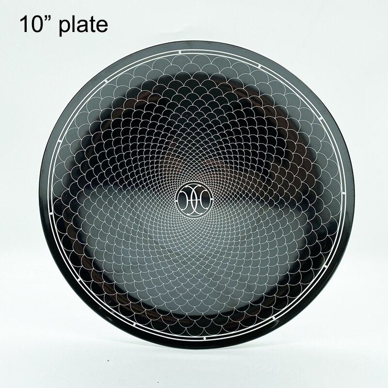 Elegante Keramik Abendessen Platten Geometrische aufbringen Keramik Gericht Ladegerät Platte Netz Geschirr Platte blau und weiß porzellan platte: 7