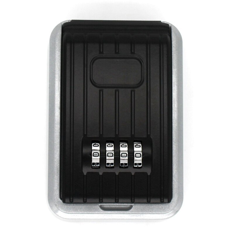 Wall Mount Key Organizer Storage Box Security Keyed Door Lock With 4 Digit Combination Password Secret Safe