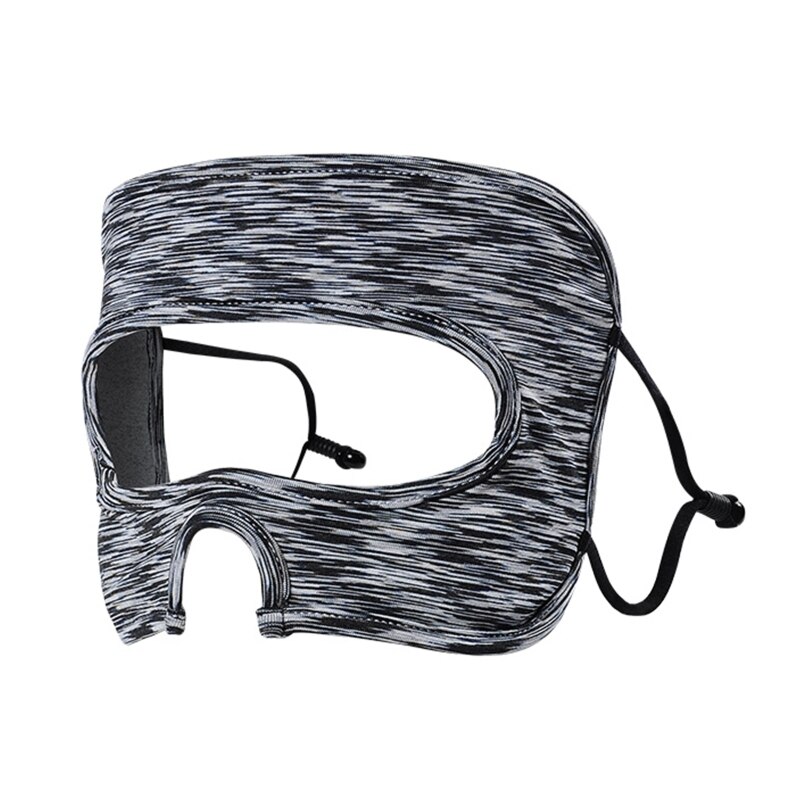 D0ua umweltfreundliche stoff-augenmasken, atmungsaktive abdeckung, kompatibel mit oculus quest 2/, quest 2 und htc vive, augenmaske mit elastischem schweißband: 4