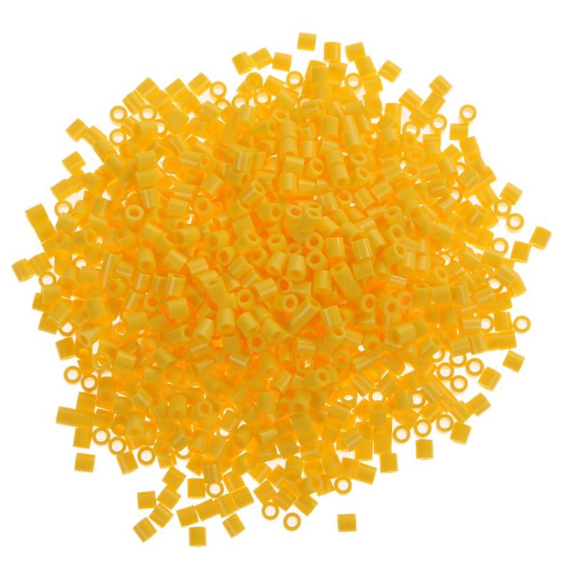 1000pcs 5mm EVA For Hama/Perler Beads Toy Kids Craft DIY Handmade Fuse Bead Multicolor Early Educational Toys for Kids: Yellow