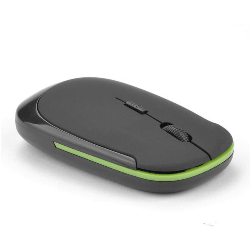 1600 Dpi Usb Optische Draadloze Muis 2.4G Receiver Super Slim Mouse Stille Draadloze Muis Voor Pc Laptop