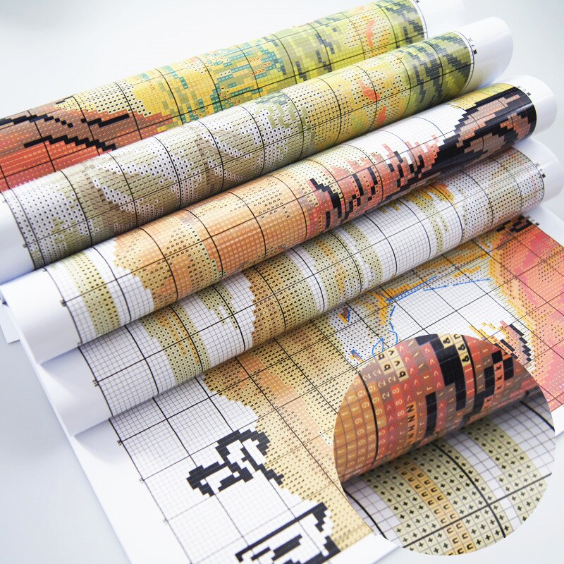 Coffee Cup Counted Cross Stitch 11CT Printed 14CT Cross Stitch Sets Chinese Cross-stitch Kits for Embroidery Needlework