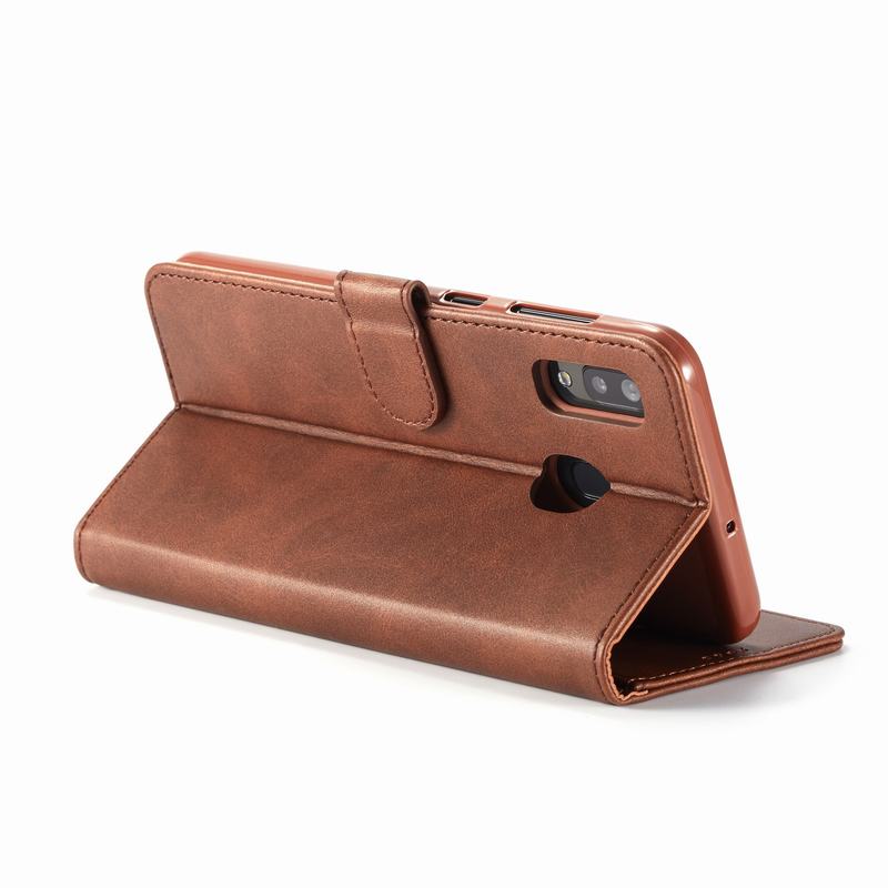 Coque de téléphone portable en cuir, étui de luxe à rabat magnétique Vintage de pour Samsung Galaxy A40 A40 S
