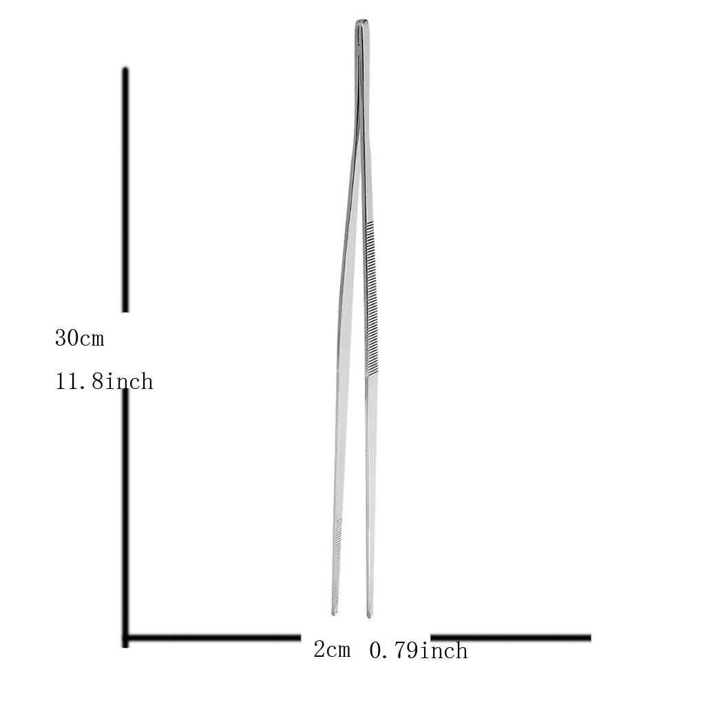 Chef Kitchen Barbecue Tongs Stainless Steel BBQ Tongs Clip Food Meat Tweezer Kitchen Picnic Gadget Cooking Utensils Tools Q40