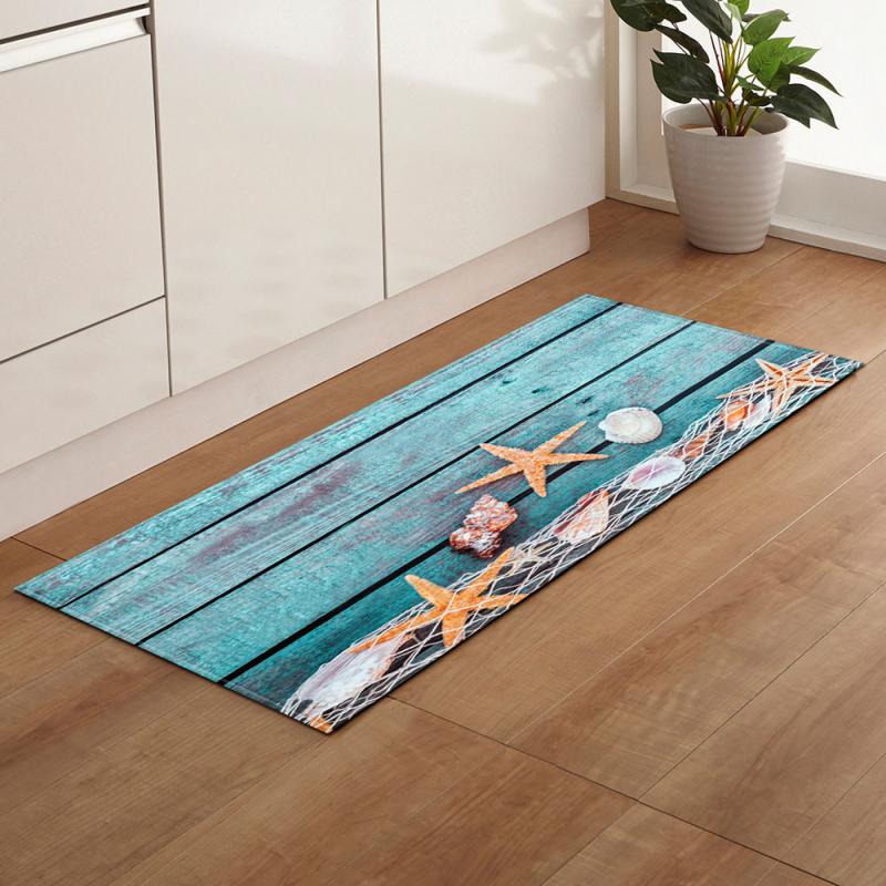 Long Kitchen Mat Bath Carpet Floor Mat Home Entrance Doormat Tapete Absorbent Bathroom Living Room Floor Mats Modern Kitchen Rug