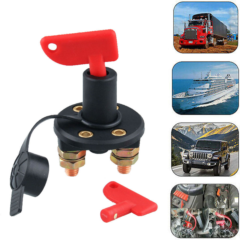 300A 12V-32V Auto Car Rotary Power Switch Vehicle Modify Isolator Disconnector Truck Boat Cut Off Battery Main Kill Switch