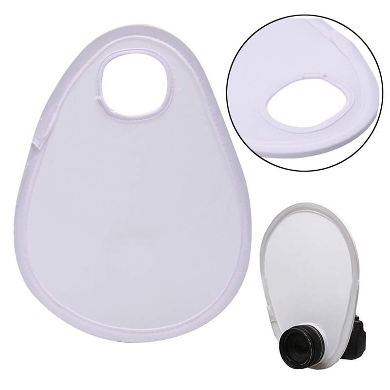Reflector difusor de lente de Flash de fotografía plegable Universal para cámara DSLR SLR QX2B