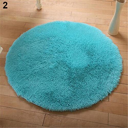 Tapis de Yoga rond en peluche solide et antidérapant, 40x40cm, pour la salle de bain et la chambre à coucher, décor de maison: 2