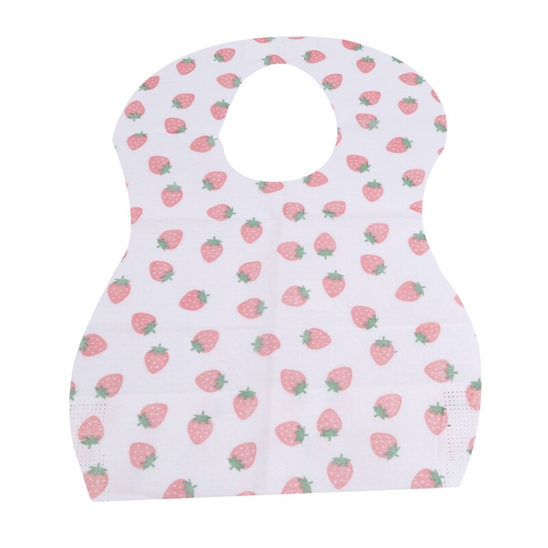 Baby Wasserdicht Vlies Stoff Einweg Lätzchen Tragbare Baby Kleinkind Lätzchen Fütterung Speichel Schürze Papier Lätzchen