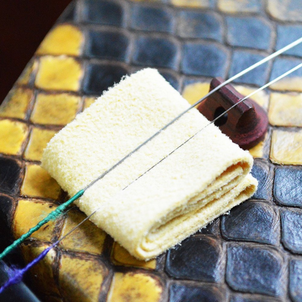 Miękka zamszowa poduszka filtrująca poduszka dźwiękowa dla akcesoriów Erhu/Urheen dla chińskiego Erhu