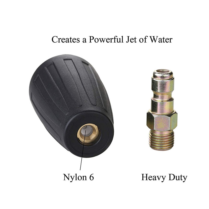 Worx  wa4037 tilbehør hydroshot turbo dyse værktøj dagligt hurtig tilslutning turbo spray dyse universal til kulde