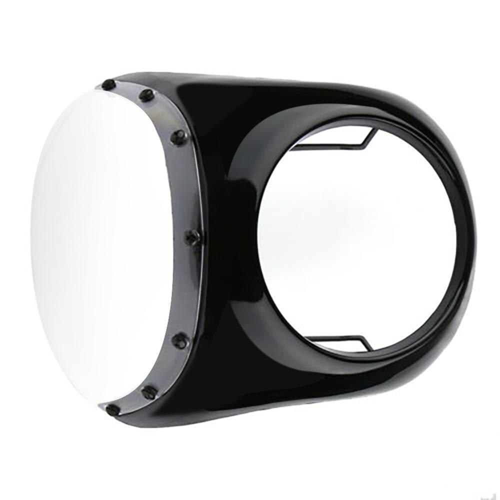 Universele 7 "Koplamp Kuip Retro Cafe Racer Stuur Screen Voorruit