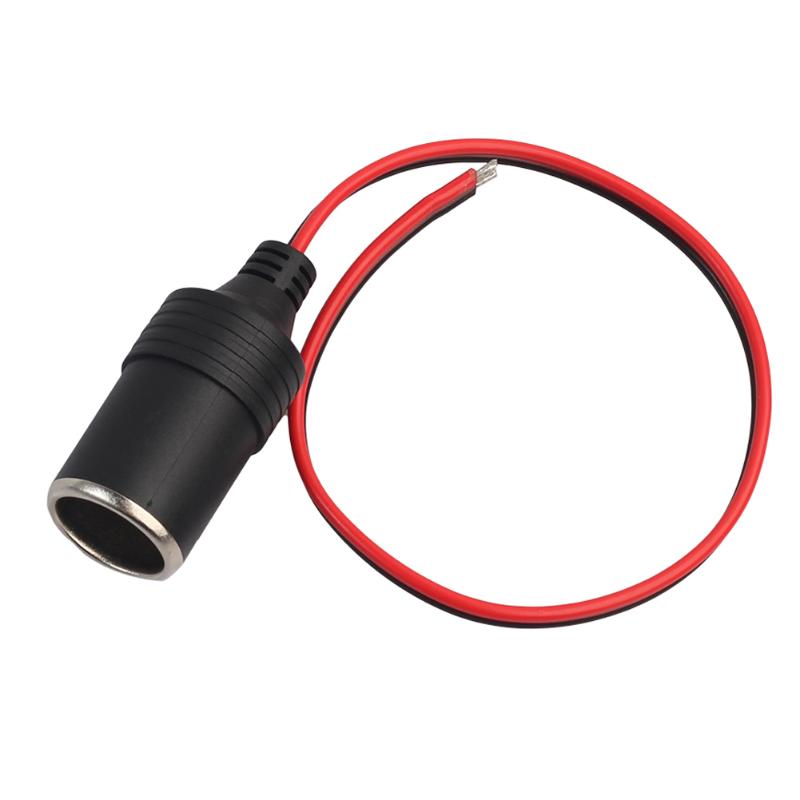 Vodool 30cm universal 12v 10a 120w bil sigarettenner hunn stikkontakt auto bil sigar lader kabel strømkontakt adapter