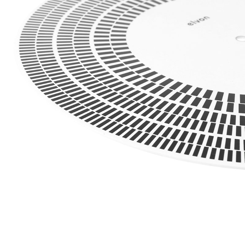 LP Vinyl Record Turntable Phono Tachometer Calibration Strobe Disc Stroboscope Mat 33 45 78 RPM