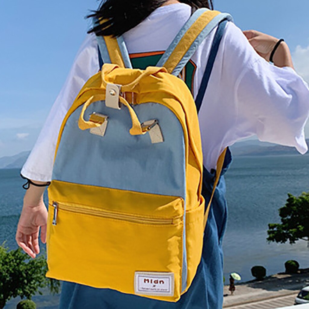 50 # Multifunctionele Vrouwen Rugzak Meisjes Bag Canvas Laptop Rugzak Schooltas Voor Tiener Meisjes Jongens Travel Mochila