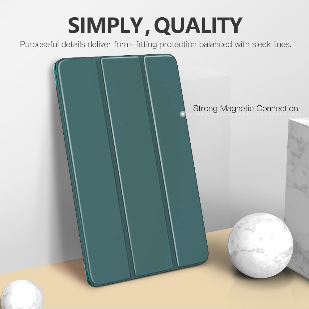 Funda MoKo para Samsung Galaxy Tab S5e , carcasa ultrafina y delgada con soporte triple y parte trasera esmerilada con encendido y apagado automático