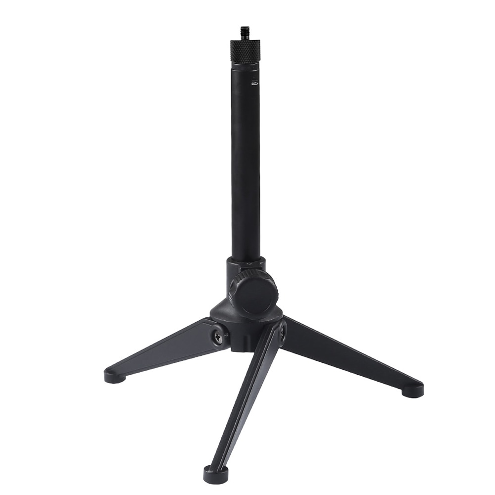 Support de trépied Portable support de trépied réglable de bureau robuste support de montage de bâton de Selfie PU408 pour la lumière vidéo de photographie LED