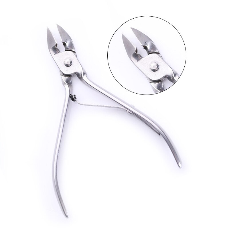 Geboren Pretty Cuticle Nail Nipperclipper Rvs Dode Huid Remover Tweezer Trimmen Clipper Pedicure Nail Tool