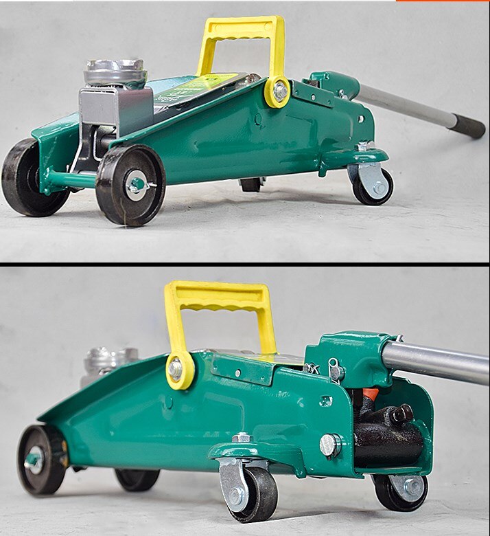Gato hidráulico de posición baja Horizontal 2T, herramienta conveniente para coche,