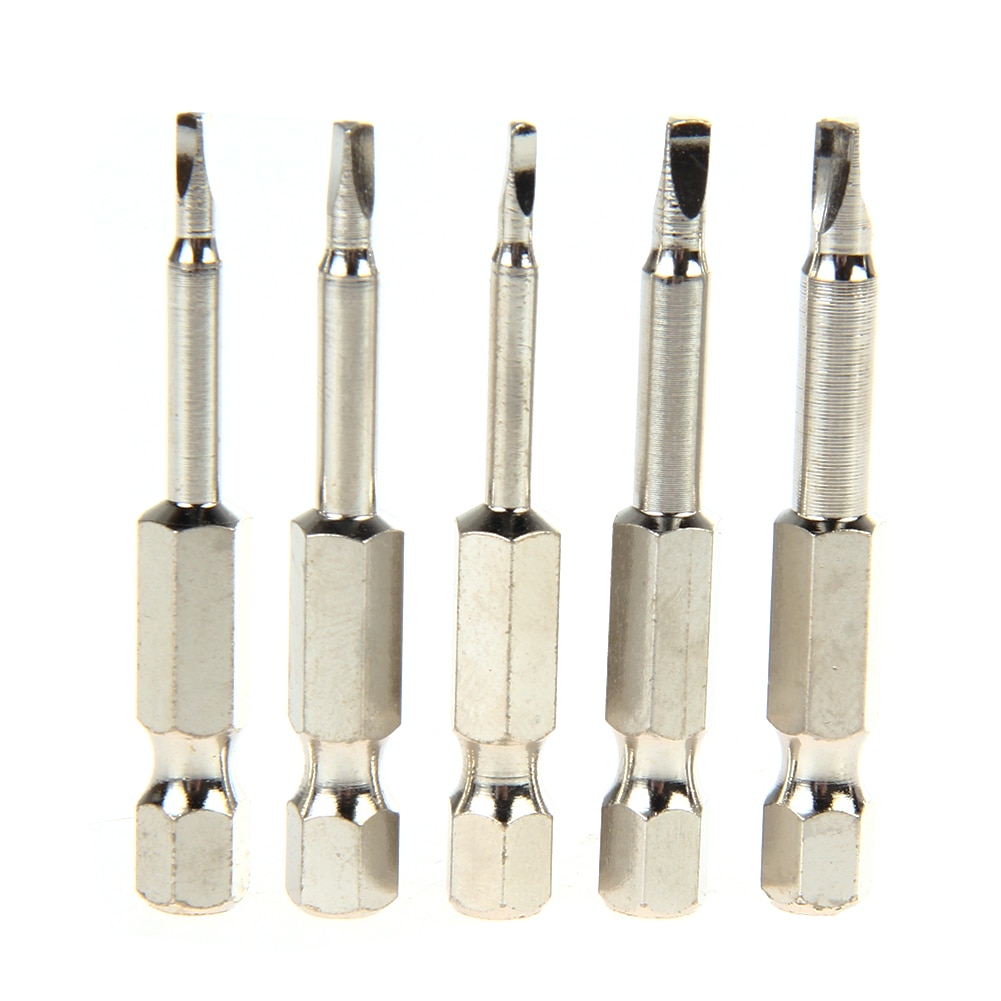 Brand 5Pcs/Set Magnetic Triangle Head Screwdriver Bits S2 Steel 1/4 Hex Shank 50mm Best Price