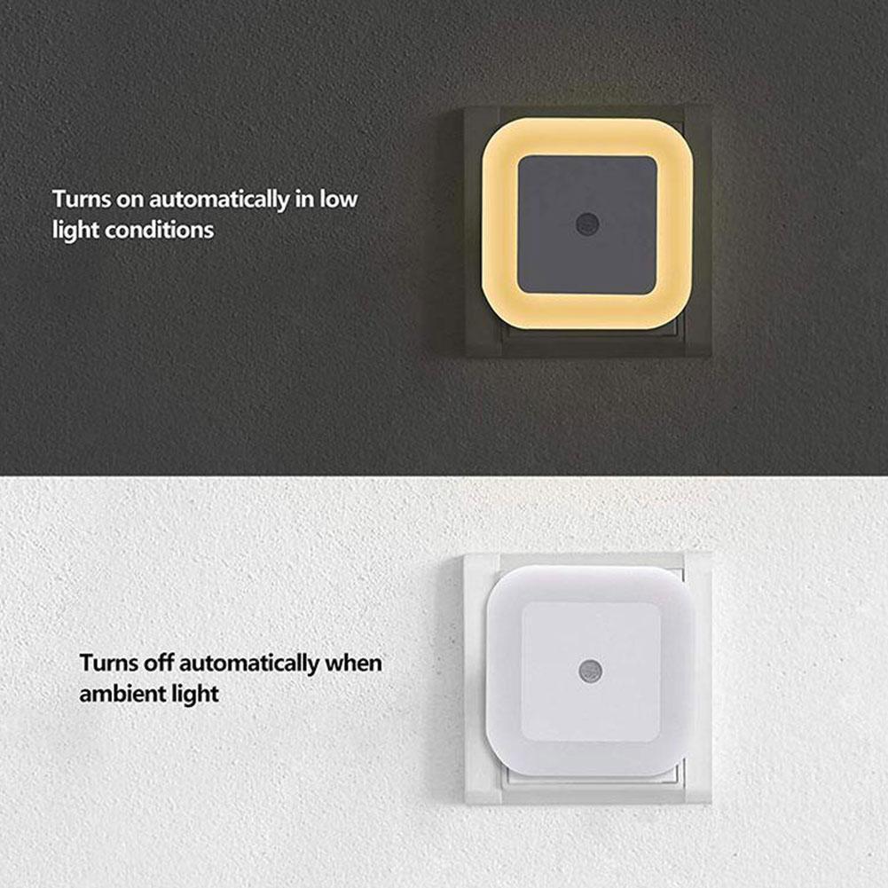 Led Nachtlampje Sensor Verlichting Mini Eu Us Plug In Lamp Saving Kids Verlichting Energie Slaapkamer Lage Verlichting Kamer Voor kinderen Li B3E0