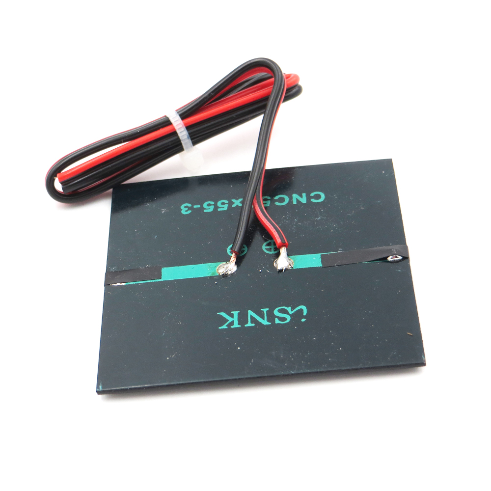 3 V 120mA 0.36Watt extend wire Solar Panel Polycrystalline Silicon DIY Battery Charger Small Mini Solar Cell cable toy 3V Volt