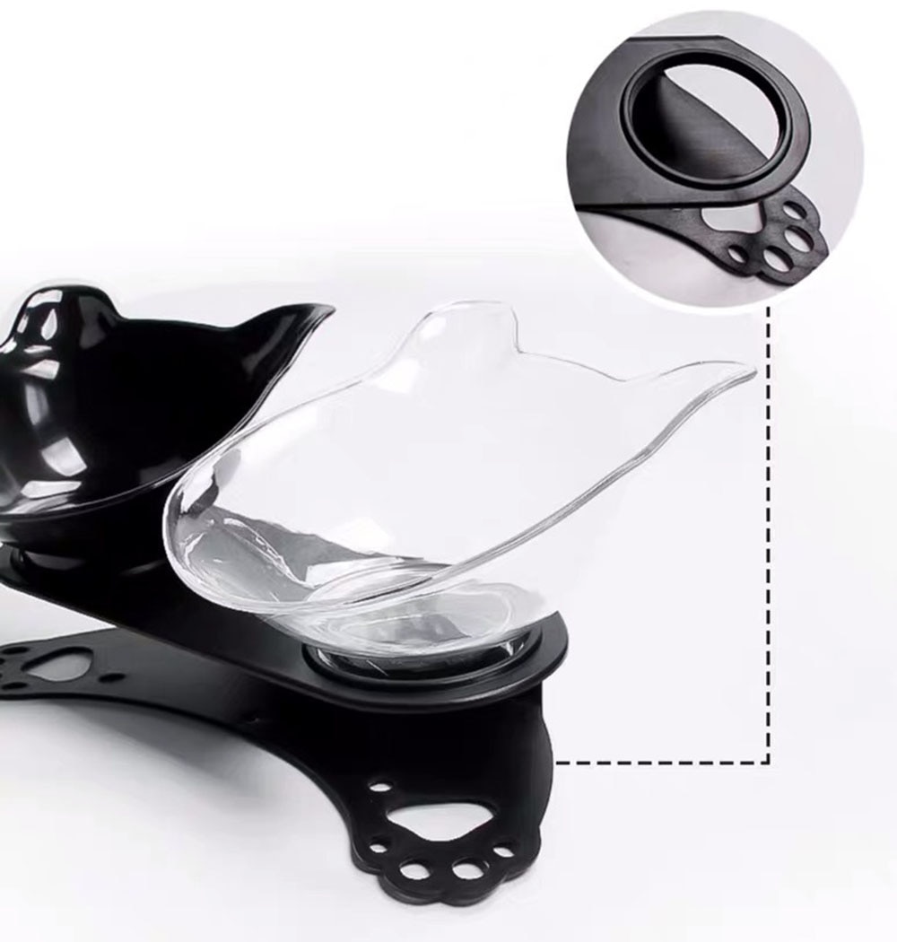 Bols durables Double pour chats | Bols pour animaux de compagnie surélevée, avec support surélevé, fournitures d'alimentation et d'arrosage pour chats, fournitures pour chiens