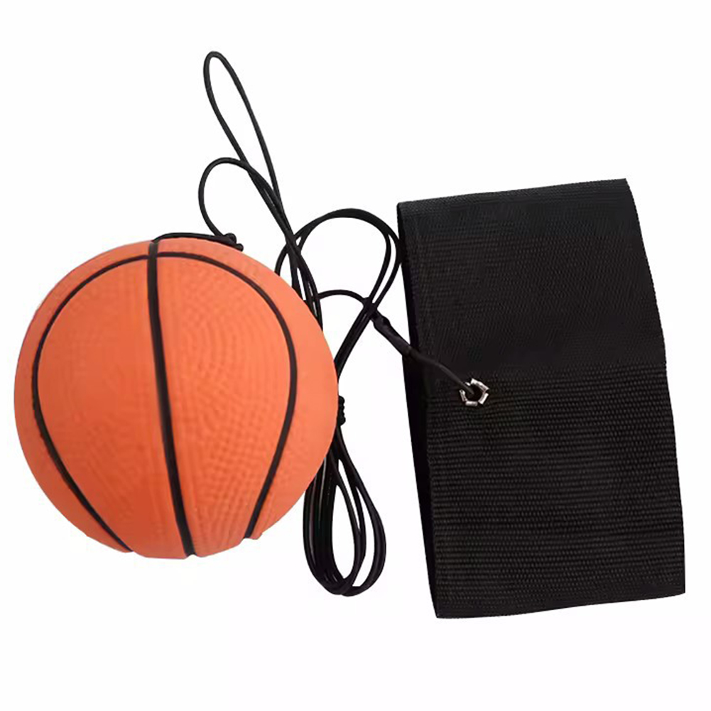 Elastische Terugkeer Spons Bal Nylon String Game Oefeningen Rubberen Hand Bal Kinderen Speelgoed Vinger Band Bal Outdoor E: Beige