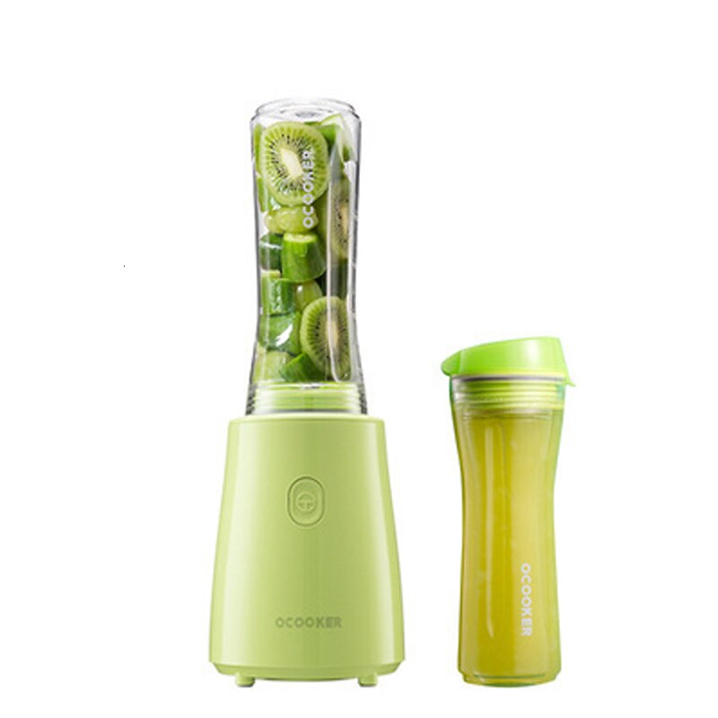 Xiaomi mijia ocooker bærbar juicer rustfrit stål frugt grøntsag mini madlavning appelsinjuice maskine blender foodprocessor: Grøn