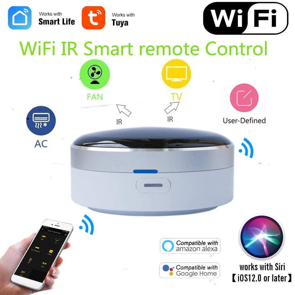 Wifi Smart Ir Afstandsbediening Compatibel Met Google Alexa Voor Ios Android Smart Home Automation Airconditioner Tv