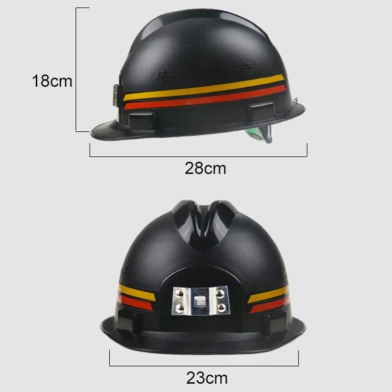 Hard Hat With Bracket Coal Mine Construction Safety Helmet Labor Protection Underground Working Anti-static Matte Helmets
