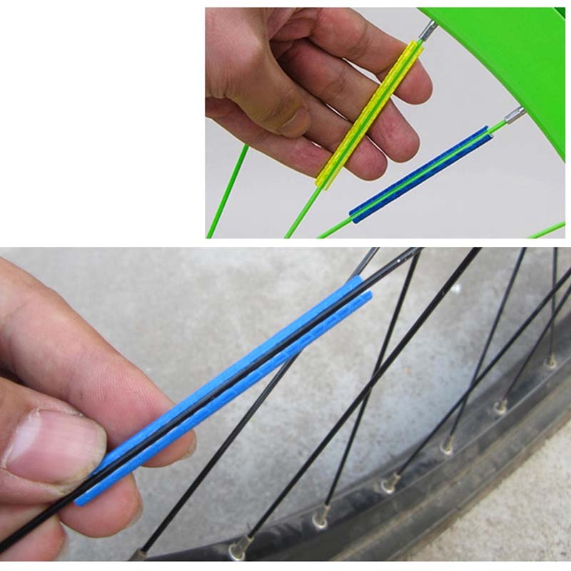 Reflector de rueda de radios de colores brillantes para bicicleta, suministros de decoración de medias de seguridad reflectantes, 12 unids/bolsa