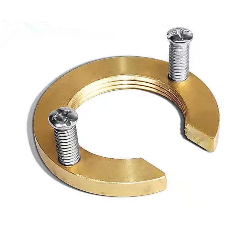 Brass C Type Tap Faucet Anti-loosing Nut Cap Fixing Fitting Kit Wash Basin Tool Fastening Circlip Washer Parts Kitchen Fixture