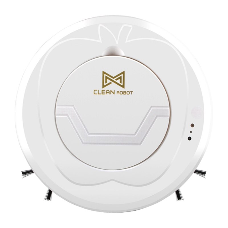 Multifunctional Robot Vacuum Cleaner 3-In-1 Auto Rechargeable Smart Sweeping Robot Dry Wet Sweeping Vacuum Cleaner: White